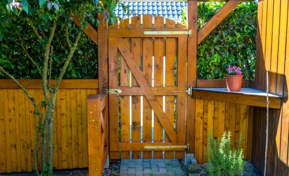 Image of a wooden fence