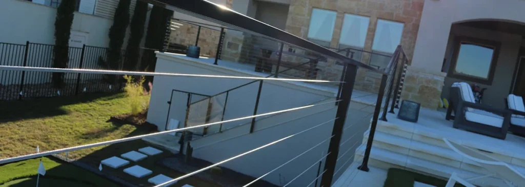 Image of a commercial fence