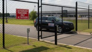 a commercial fence