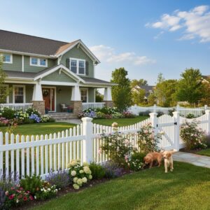 front white fencing