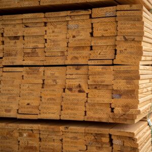 piles of lumber