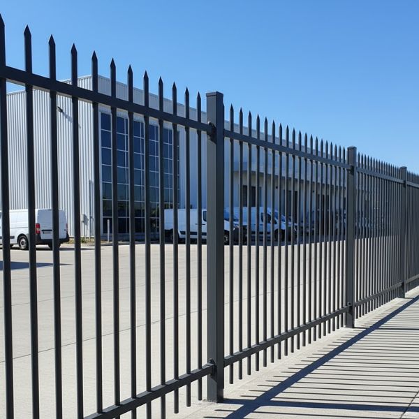 industrial building fence