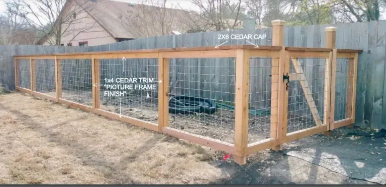 Wood Bull Fence